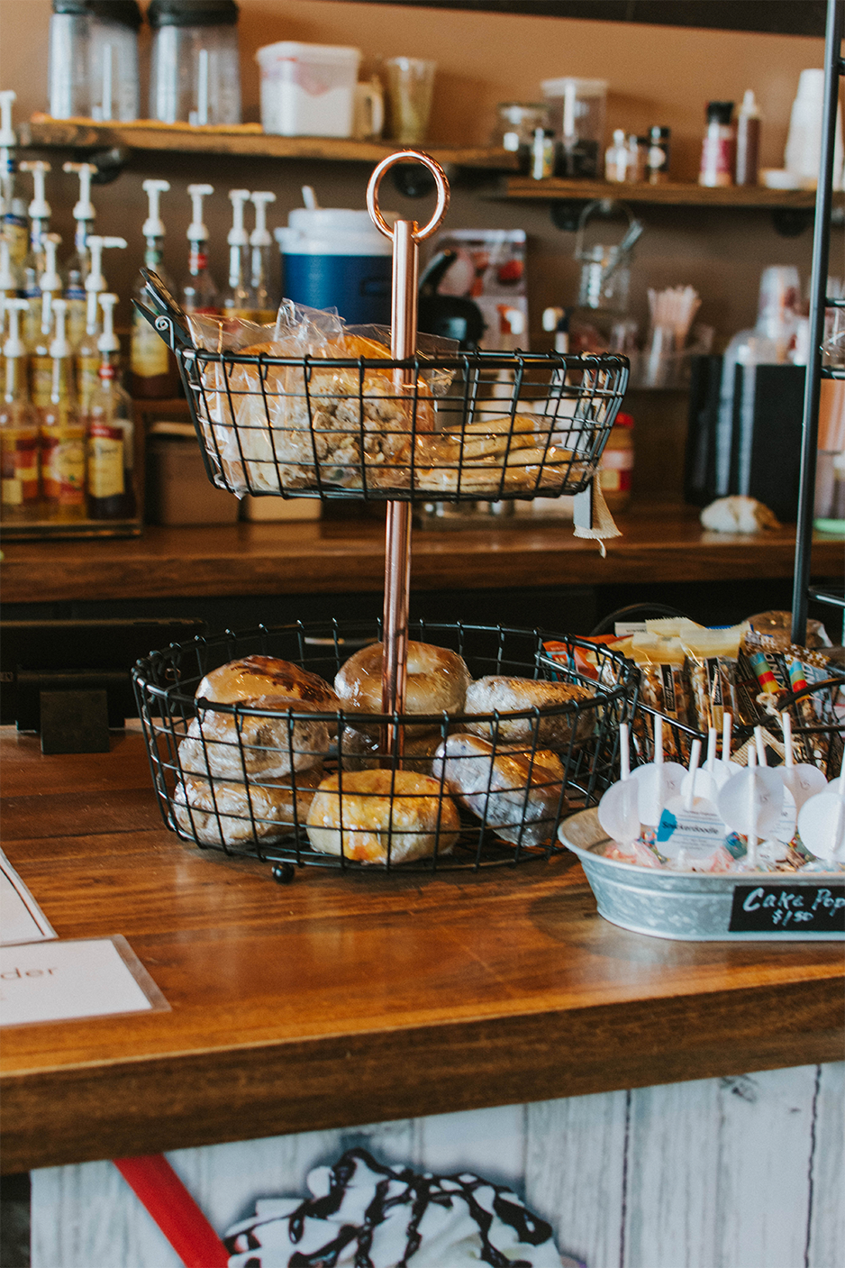 Delicious Bagels at 5 Bean Coffee